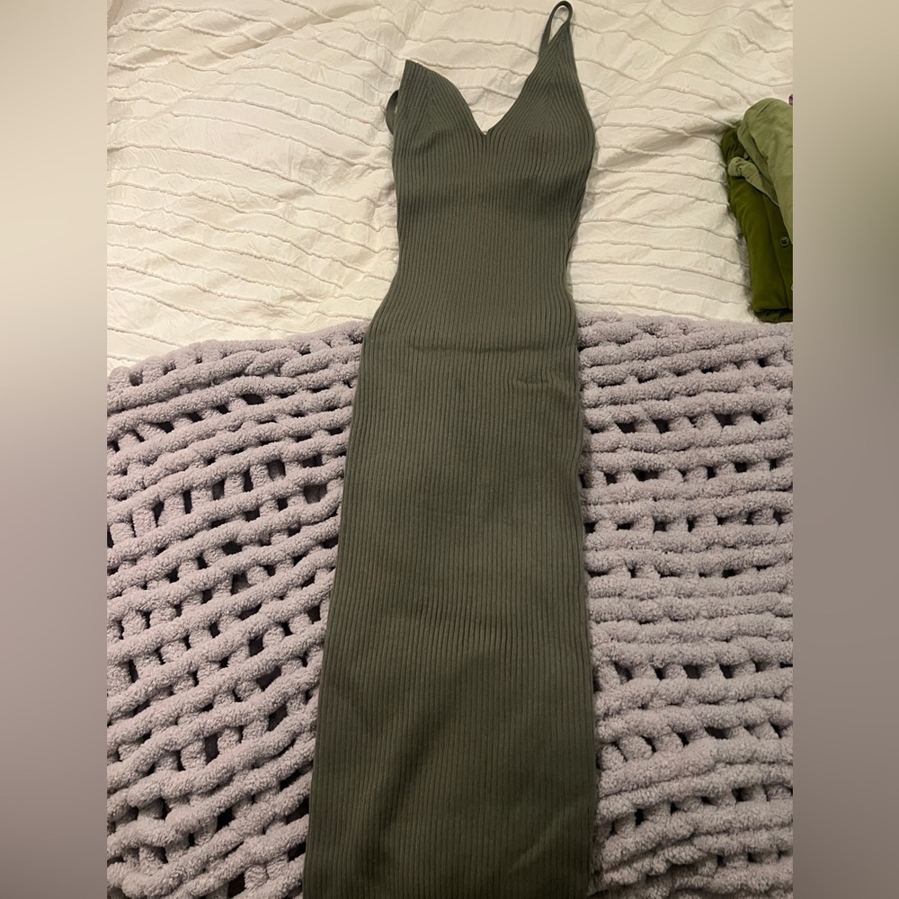 Princess Polly Olive Midi Dress